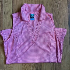 Women’s Pro Tour Coolplay Pink Sleeveless Polo Shirt